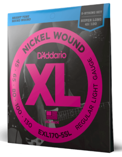 Preview: Daddario EXL170-5SL Super Long Scale, 45-130